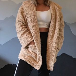Oversized Teddy Coat